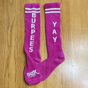 BURPEES YAY CROSSFIT Socks